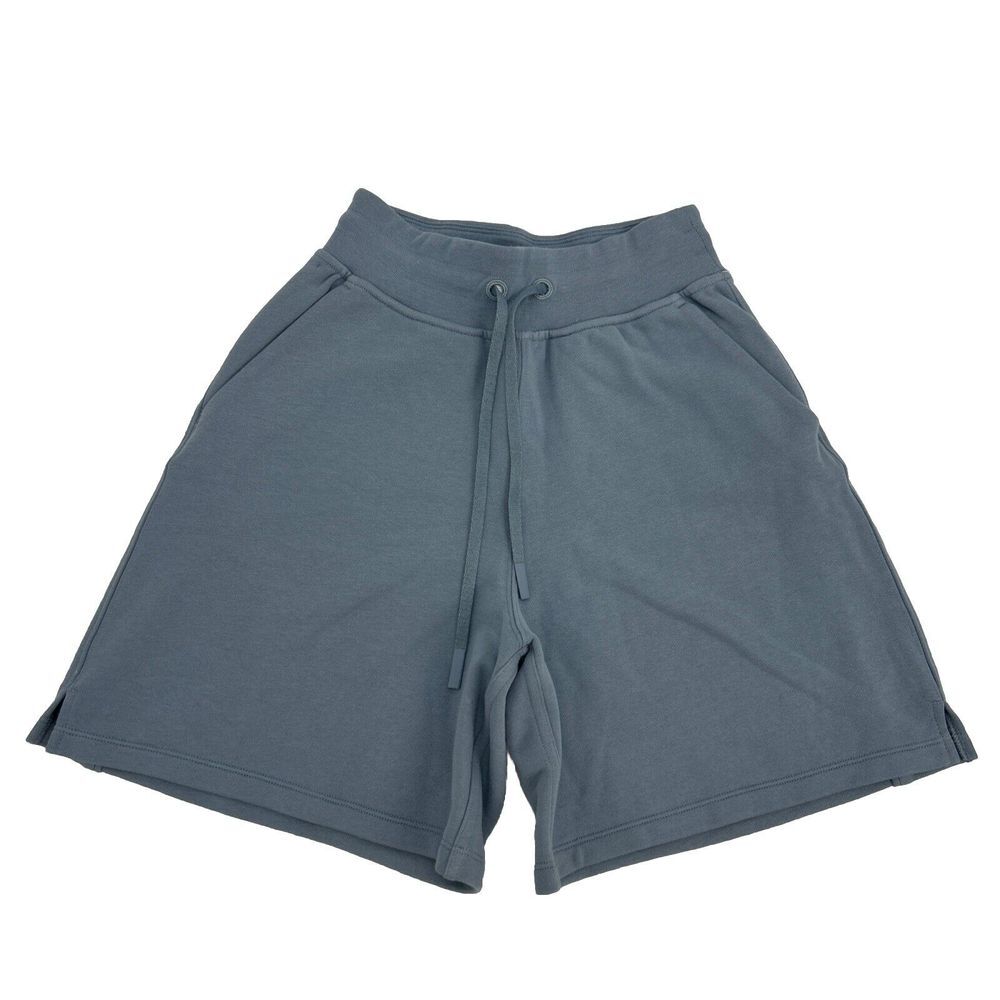 Lululemon‎ All Yours HR Short Women's 2 Blue 7" High Rise Drawcord Pockets NEW